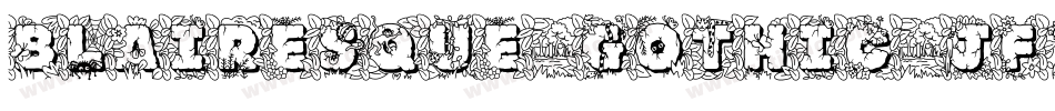 Blairesque Gothic JF字体转换